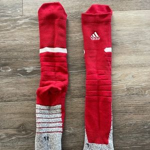 Nebraska Football Adidas Socks